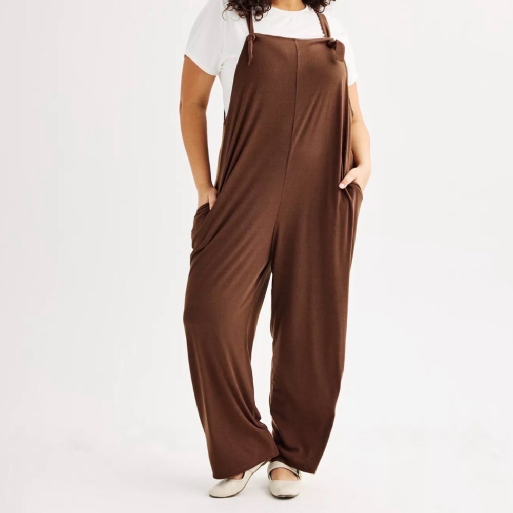 Live To Be Spoiled Knit Wide Leg Jumpsuit